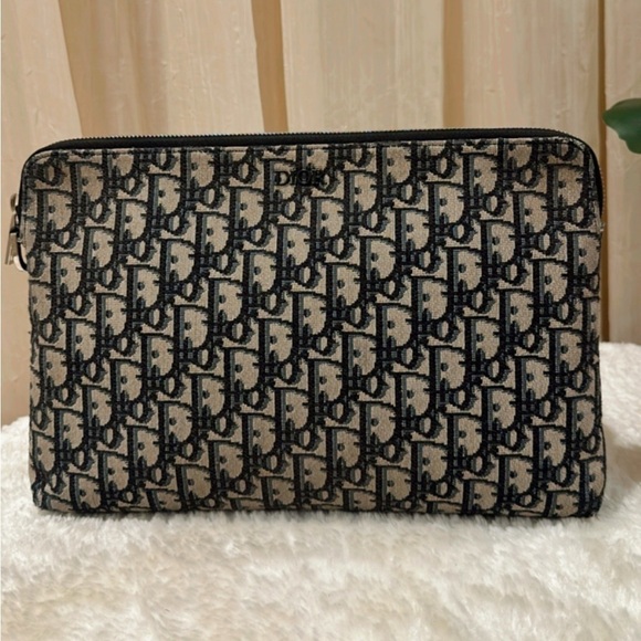 Dior Handbags - 💯% Authentic Dior Oblique Jacquard Pouch ✨